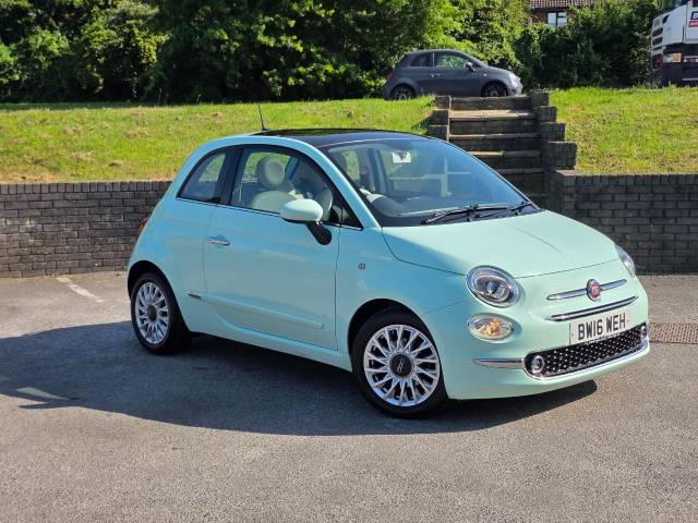 Fiat 500 0.9 TwinAir 105 Lounge 3dr Hatchback Petrol Green