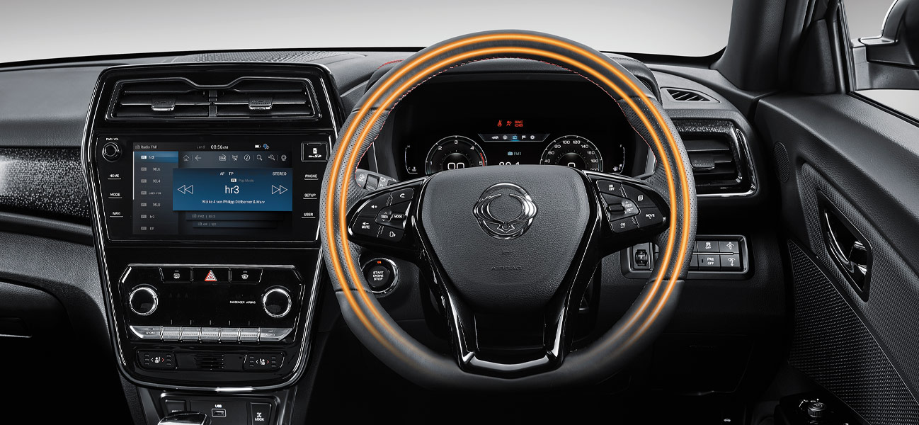 Heated steering wheel